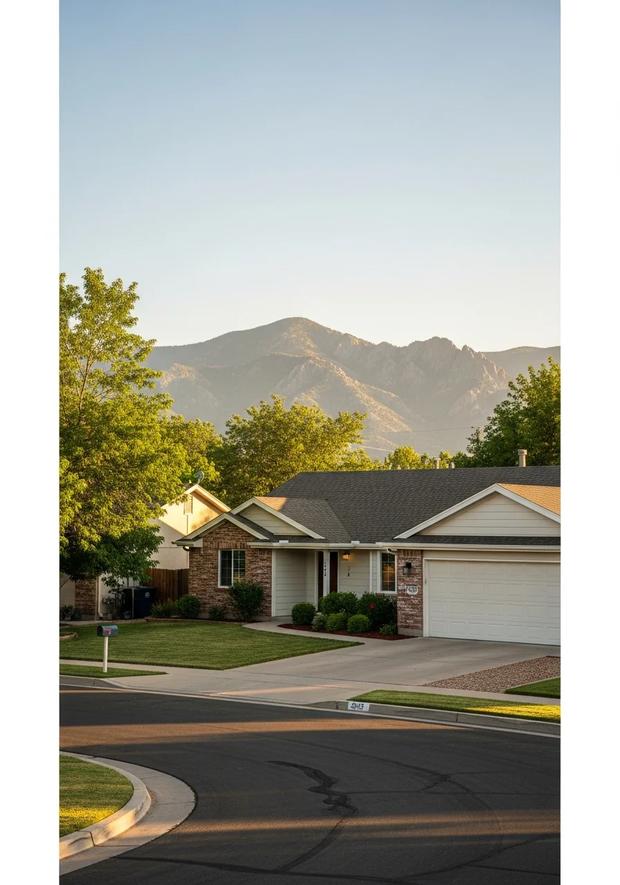 Lakewood property showing typical residential architecture with foothills backdrop.